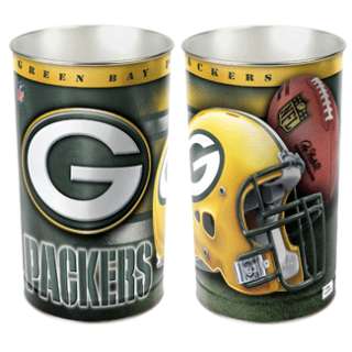   Bay Packers Waste Basket Trash Can Garbage Can 010943820054  