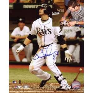  Evan Longoria Autographed Picture   Rays16x20 Sports 