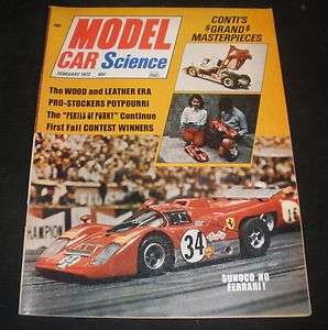 Model Car Science Magazine 2 1972 Slot cars Model kits  