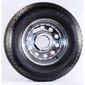   Trailer Tires & Rims ST225/75R15 225/75 15 6 Lug Chrome Mod W/Rivets