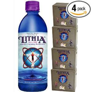 LITHIA (Lithia Mineral Water) 4 Cases 48 (16.9 fl oz / 500 ML 
