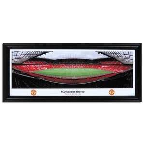  Old Trafford empty 26 x 11 Framed Panoramic Sports 