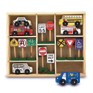  Vehicles and Traffic Signs Toys & Games
