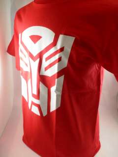 Transformers G1 Autobot Logo Adult Mens Red M T Shirt Medium  