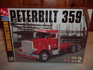 AMT Peterbilt 359 Semi Truck Tractor 125 # 31005 Model Kit 2002 NEW 