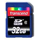 Transcend 32GB SDHC Secure Digital Memory Card Class10