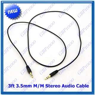 3ft 3.5mm Stereo Jack Audio Cable Aux Male to Male for DVD  PC 