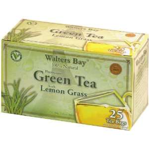 Walters Bay & Company Green Tea with Lemongrass Bags in a Laminated 