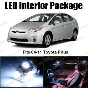 Toyota Prius White Interior LED Package (6 Pieces)