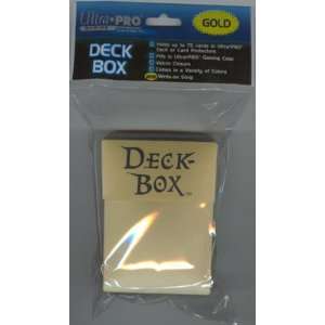  Ultra Pro Deck Box   Gold [Toy] Toys & Games