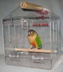 SuperSaver Avian Parrot Bird Adjustable Carrier Nice  