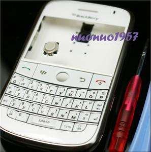 OEM White Blackberry 9000 Bold Housing Cover+ trackball  