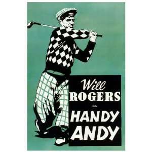  Handy Andy (1934) 27 x 40 Movie Poster Style A