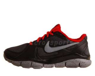 Nike Free TR2 Winter Black Red DWR Coated Fleece Mens Training Shoes 