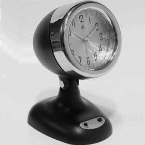  Retro Spot Light Alarm Clock Black
