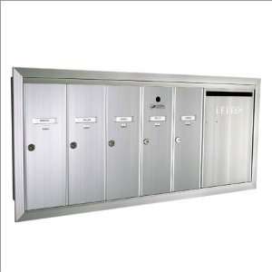   1260 Vertical Unit With Outgoing Mail Slot and Semi   Recessed Collar