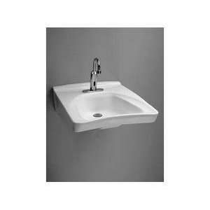  ADA Compliant Wall Mount Sink Finish Cotton, Faucet Mount 