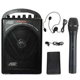 604BHL Wireless Microphone Battery Powered Portable PA System Headset 