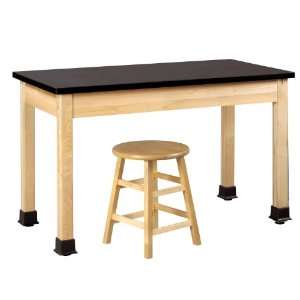 Diversified Woodcrafts P7146M30N UV Finish Solid Maple Wood Table with 