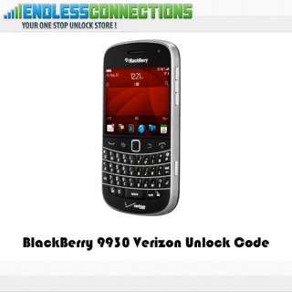 Unlock Code For Verizon Blackberry 9930 Bold Touch  