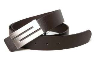   Accessory Premium PU Faux Leather Buckle Male Fashion Waist Belt B18