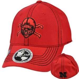   Top of World Red Stitch Flex Stretch Fit Hat