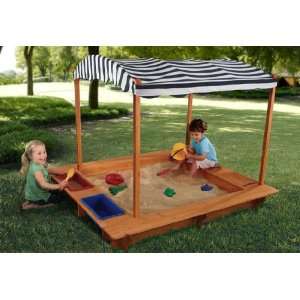   Outdoor Sandbox with Canopy   KidKraft Furniture   00165 Toys & Games