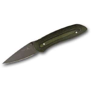 Lone Wolf Diablo/Wolfgang Manual 3.3 S30V Black Blade with Green 