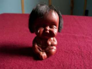 SMALL BLACK CRYING BABY COLLECTABLE VERY CUTE DOLLS TOY  