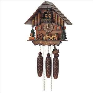   12 Inch Musical Four German Beer Drinkers 8 Day Movement Cuckoo Clock
