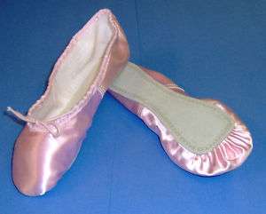 New Pink Satin #753C Capezio Ballet Slippers Wedding Shoes  