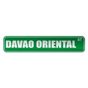   DAVAO ORIENTAL ST  STREET SIGN CITY PHILIPPINES