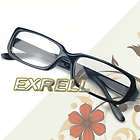 Cool Fashion DESIGNER Black Frame GLASSES Clear Lens  