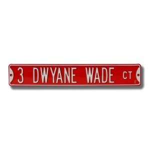    Miami Heat Dwyane Wade Court Street Sign