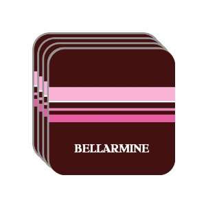  Personal Name Gift   BELLARMINE Set of 4 Mini Mousepad 