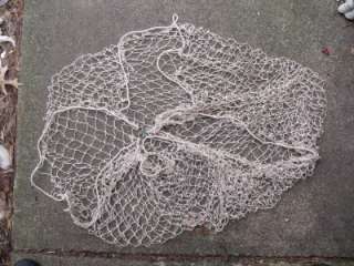 Nice Vintage Hanging Fish Net Nautical Decor 45 X 40  