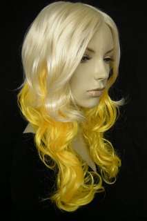 Lady Yellow Blonde G4 Wig + Telephone Halloween Costume  