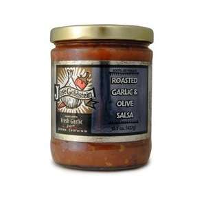 Goldstein Garlic & Olive Salsa 15.5 Grocery & Gourmet Food