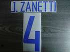 ZANETTI #4 Inter Milan 3rd Away 2002 04 Name Number