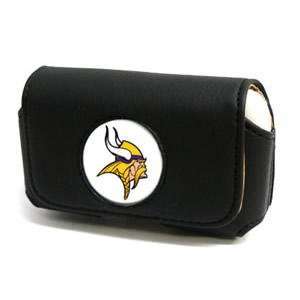  NFL Minnesota Vikings Black Horizontal Cell Phone Pouch 
