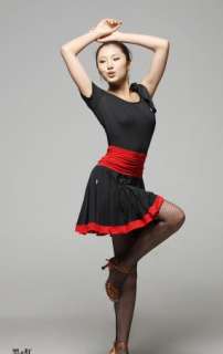   rumba tango ballroom dance dress flouncing big dancing skirt  