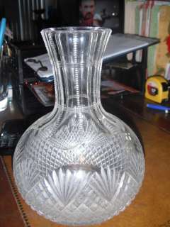 American Brilliant Cut Glass Carafe Decanter Vase  