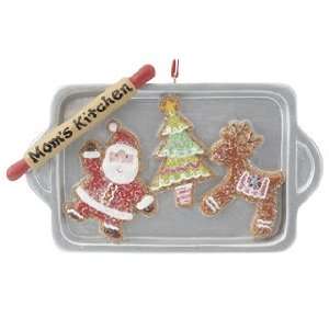  Personalized Cookie Sheet Santa Christmas Ornament