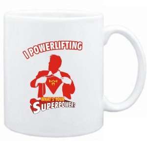  Mug White  I Powerlifting. Whats your superpower 