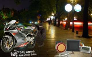 Way Motorcycle Alarm Security System 100 Metre Range   immobilize 