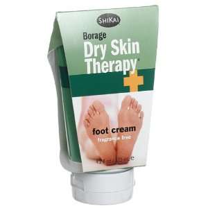  Shikai Borage Dry Skin Therapy Foot Cream, Fragrance Free 