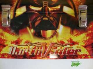 Star Wars Darth Vader Dome Tin Metal Lunchbox 2008 Fire  