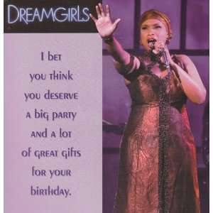  Greeting Card Dreamgirls   Card with Sound I Bet You 