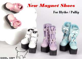CoolCat, Blythe／Pullip Magnetic Shoes ( MB03 01 ) Red  