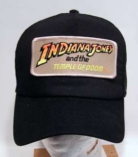 INDIANA JONES Temple of Doom Baseball Cap/Hat w Patch  